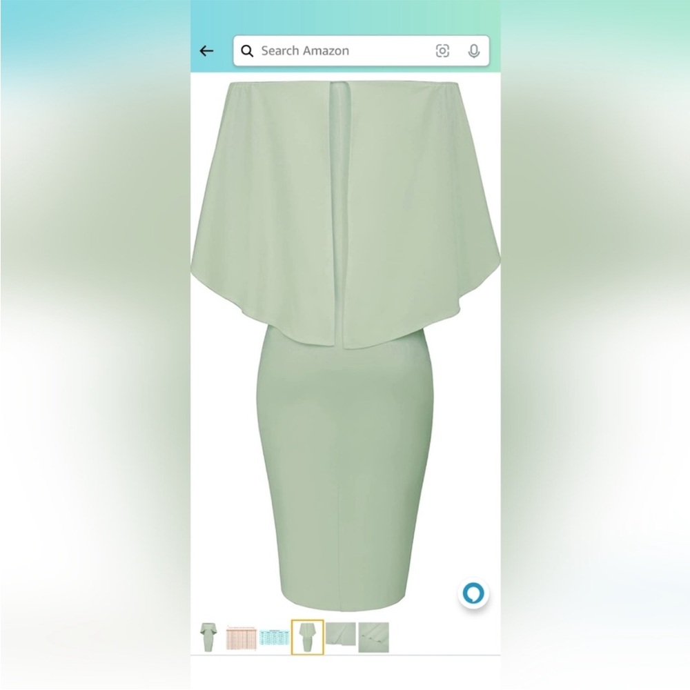 Grace Karin Light Green dress